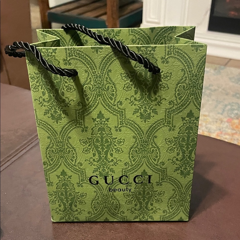 Olive Green Beauty shopping 🛍️ bag